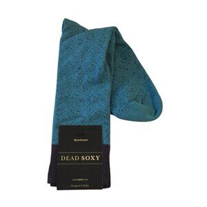 DEAD SOXY Boardroom Men's Crew Socks Size 9-13 Teal Marled